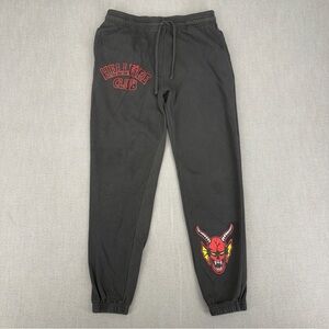 Stranger Things Hellfire Club Adult Medium Joggers Sweatpants Graphic Logo